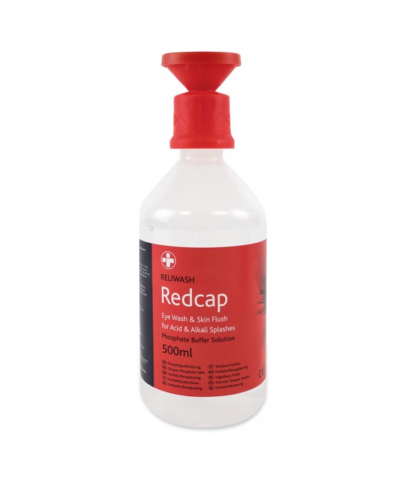 Redcap™ Phosphate Buffer Solution With Eyebath 500ml Redcap™ Phosphate Buffer Solution With Eyebath 500ml