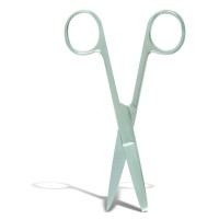 Stainless Steel Dressing Scissors - Blunt/Sharp ends