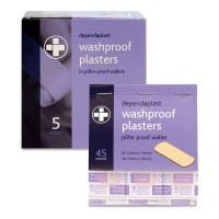 Waterproof Pilfer Proof Plasters - 5 Wallets