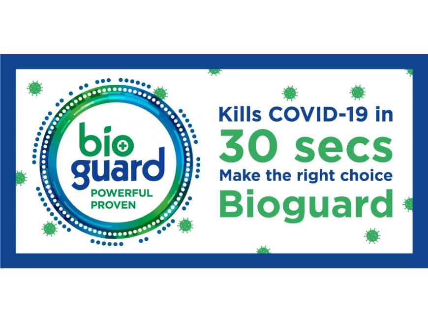 Bioguard Kills COVID-19 virus in 30 seconds