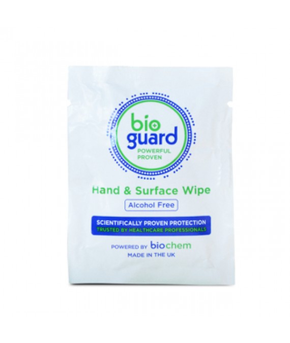 Bioguard Antiseptic Wipes for Skin - 10 x Individual sachets