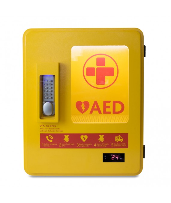 Heated Outdoor AED Cabinet