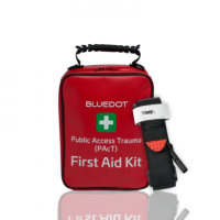 Public Access Trauma (PAcT) First Aid Kit in Red Bag Public Access Trauma (PAcT) First Aid Kit in Red Bag