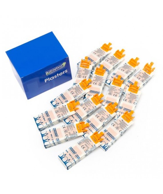 Astroplast Pull N Open Washproof Pilferproof Plasters With YELLOW CLIPS 7.2cm x 2.5cm (Box 15 x Clip 10) Astroplast Pull N Open Washproof Pilferproof Plasters With YELLOW CLIPS 7.2cm x 2.5cm (Box 15 x Clip 10)