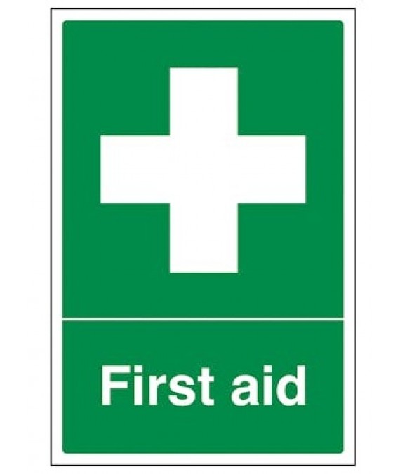 Adhesive First Aid Sign