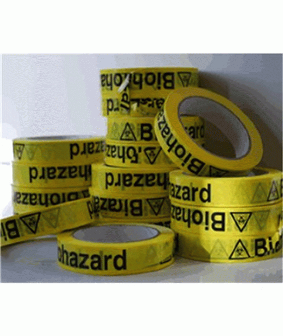 Biohazard Warning Tape - Adhesive