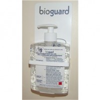 Bioguard Disinfectant Surgical Hand Gel Wall Bracket - Empty Bracket to Fill with Gel