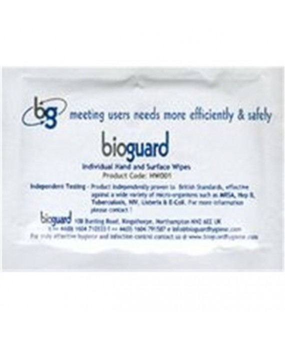 Bioguard Antiseptic Wipes for Skin - 10 x Individual sachets Bioguard Antiseptic Wipes for Skin - 10 x Individual sachets
