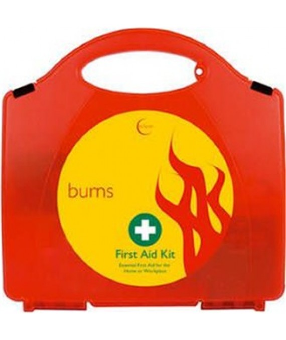 Burns First Aid Kit in Red Box