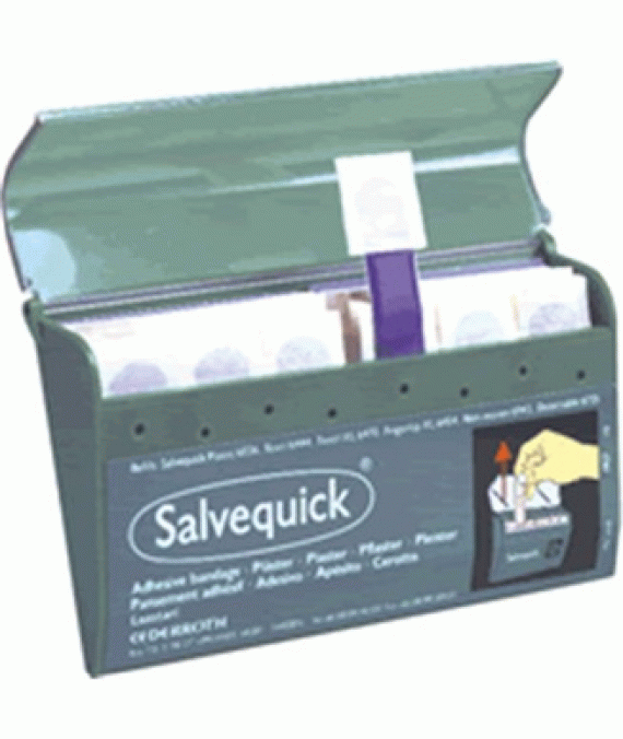 Salvequick Dispenser Blue Detectable