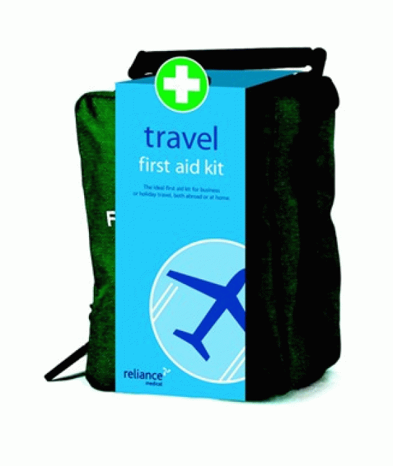 BSI 8599 Compliant First Aid Kit Travel in Green Bag