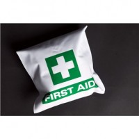 White Vinyl Pouch empty - for One Person Kit