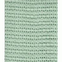 Cotton Cellular Blanket - Green
