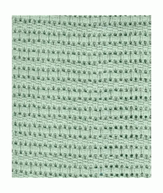 Cotton Cellular Blanket - Green