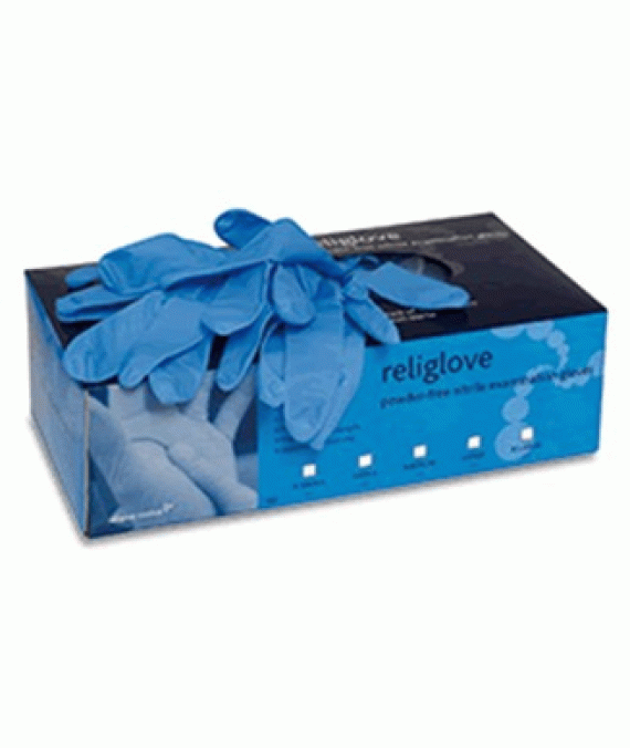 Blue Nitrile Gloves - Small
