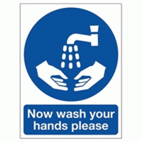 Now Wash Your Hands Sign